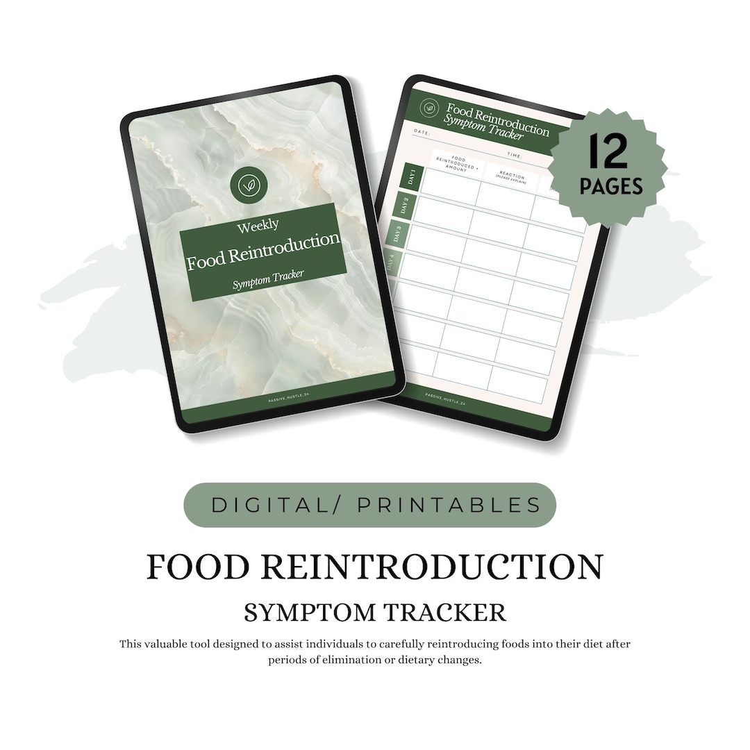 food-reintroduction-symptom-tracker-food-symptom-log-food-intake-reaction-food-journal-food