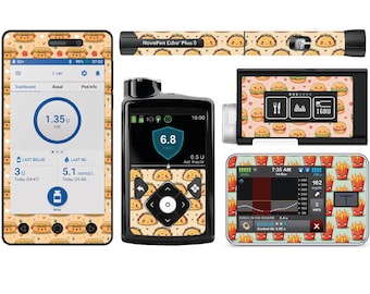 Pegatinas para dispositivos de diabetes / Bomba Ypso / Tandem Tslim / Medtronic Minimed 780G / Omnipod Dash / Calcomanía / Piel / Concientización sobre la diabetes / DT1 / 2476