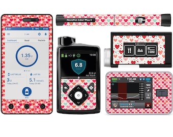Pegatinas para dispositivos de diabetes / Bomba Ypso / Tandem Tslim / Medtronic Minimed 780G / Omnipod Dash / Calcomanía / Piel / Concientización sobre la diabetes / DT1 / 2439