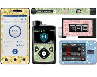 Diabetes Device Stickers | Ypsopump | Tandem Tslim | Medtronic Minimed ...