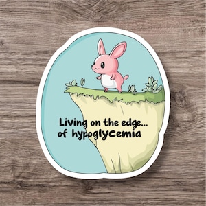 Funny Diabetes Sticker | Type 1 Diabetes Humor Decal | Diabetic | Waterproof Laptop Water Bottle Sticker | T1D Awareness Gift | Insulin Life