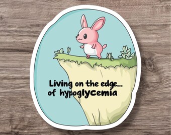 Grappige diabetessticker | Waterdichte sticker | Humor over diabetes type 1 | Bewustwording van T1D | Sticker voor laptop, waterfles of planner | Insulin Life