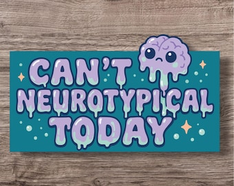 Sticker neurodiversiteit | Leuke leuke ADHD Autisme AuDHD-sticker | Neurodiverse Neurodivergent Sparkly Waterproof Neurospicy | Laptopwaterfles