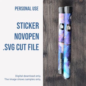 Arquivo de corte SVG NovoPen | Capa NovoPen | SVG para download para NovoPen | Uso pessoal | Design de adesivo NovoPen | Arquivo digital