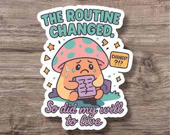 Neurodiversity Sticker | Cute Fun ADHD Autism AuDHD Decal | Waterproof Sticker | Laptop Water Bottle Planner | Neurodivergent Neurospicy