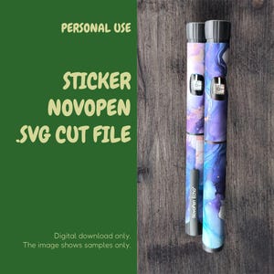 NovoPen SVG Cut File | NovoPen Cover | Downloadable SVG for NovoPen | Personal Use | NovoPen Sticker Design | Digital File