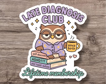 Neurodiversity Sticker | Cute Fun ADHD Autism AuDHD Decal | Neurodiverse Neurodivergent Sparkly Waterproof Neurospicy | Laptop Water Bottle