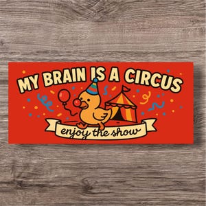 Neurodiversity Sticker | Cute Fun ADHD Autism AuDHD Decal | Neurodiverse Neurodivergent Sparkly Waterproof Neurospicy | Laptop Water Bottle