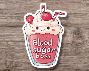 Grappige diabetessticker | Waterdichte sticker | Humor over diabetes type 1 | Bewustwording van T1D | Sticker voor laptop, waterfles of planner | Insulin Life