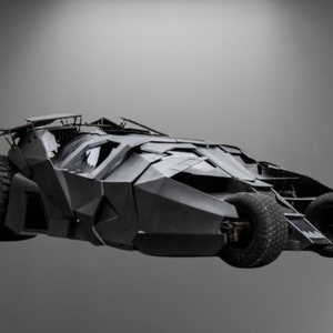 Precision-Crafted Batmobile STL File: Precision-Crafted Automotive |Automotive Replica| 3D Print STL | Sport Car Stl | Super Car Stl