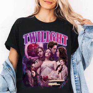 Twilight Shirt Edward Cullen , Limited Vintage T-Shirt Oversized Unisex T-shirt Retro 90&#39;s Fans Homage T-shirt Gift For Book Lover Twilight