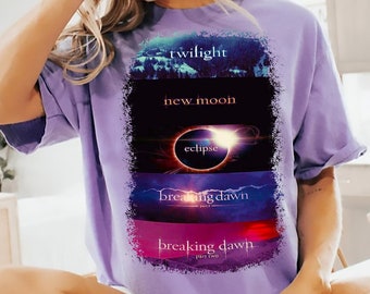 Twilight Shirt Limited Vintage T-Shirt, Oversized Unisex T-shirt, Twilight Fans Homage T-shirt, Gift For Book Lover Twilight Saga Tribute