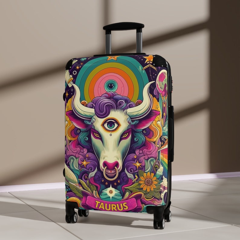 Birthday Gift Zodiac Suitcase Astrology Travel Luggage Birthday Zodiac Sign Gift for Women Mom Girlfriend Friend Travel Suitcase Holiday Aries Taurus Gemini Cancer Leo Virgo Libra Scorpio Sagittarius Capricorn Aquarius Pisces