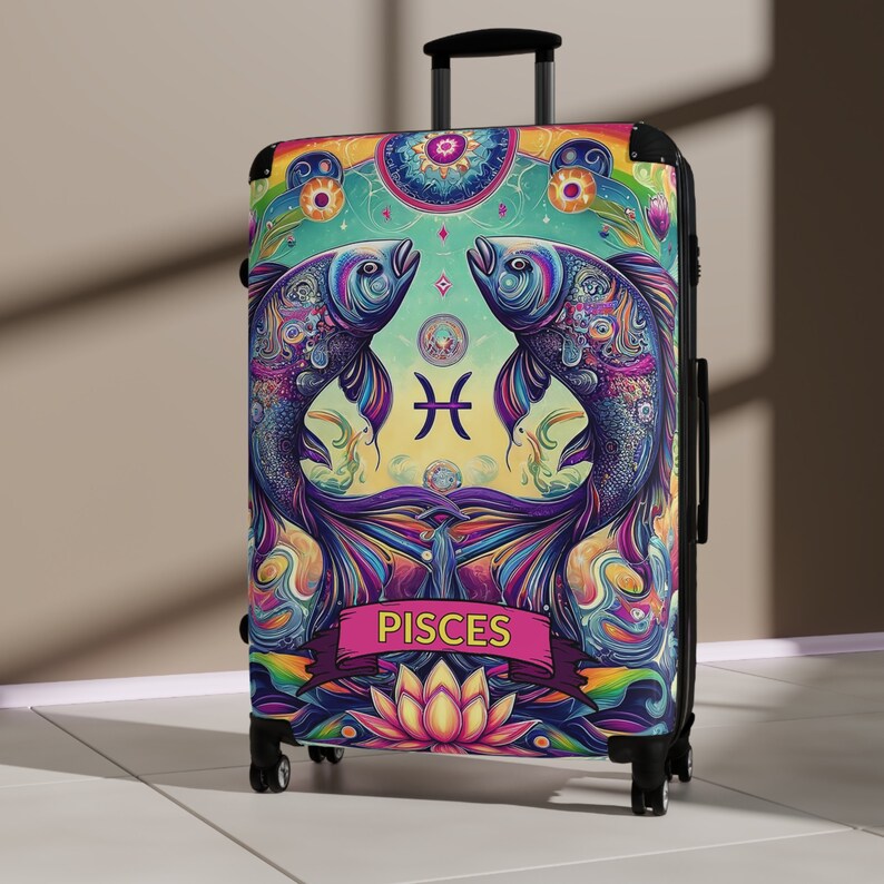 Birthday Gift Zodiac Suitcase Astrology Travel Luggage Birthday Zodiac Sign Gift for Women Mom Girlfriend Friend Travel Suitcase Holiday Aries Taurus Gemini Cancer Leo Virgo Libra Scorpio Sagittarius Capricorn Aquarius Pisces Bridesmaid Gift Sister