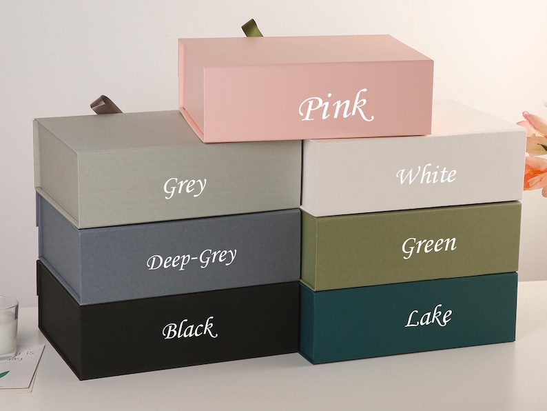 Custom Bridesmaid Gift Box,Bridesmaid Proposal Box,Bridal Party Gift Boxes,Empty Box,Wedding Gift Box,Bridal Shower Box,Maid of Honor Gift image 8