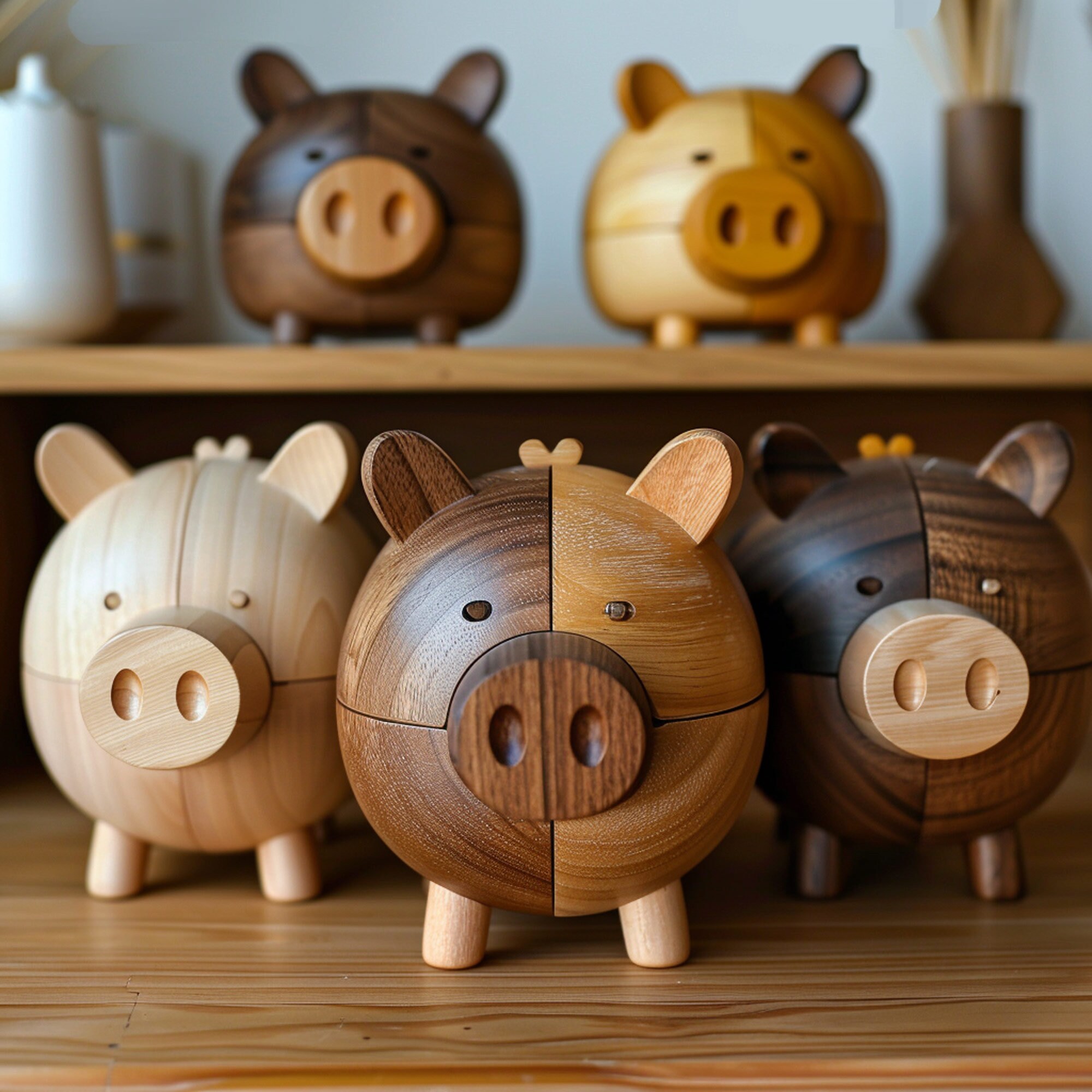 Piggy Bank, Animal Piggy Bank, Piggy Bank, Wooden Piggy Bank, Children