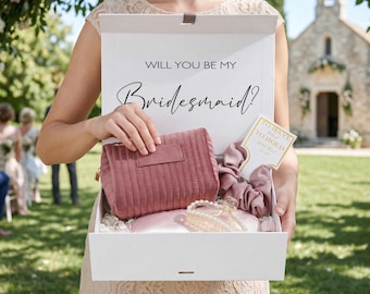 Custom Bridesmaid Proposal Box,Bridesmaid Gift Box,Bridal Party Gift Boxes,Empty Box,Wedding Gift Box,Bridal Shower Box,Maid of Honor Gift