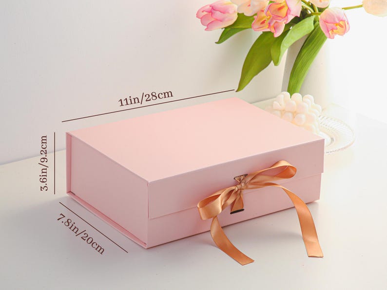 Custom Bridesmaid Gift Box,Bridesmaid Proposal Box,Bridal Party Gift Boxes,Empty Box,Wedding Gift Box,Bridal Shower Box,Maid of Honor Gift image 5