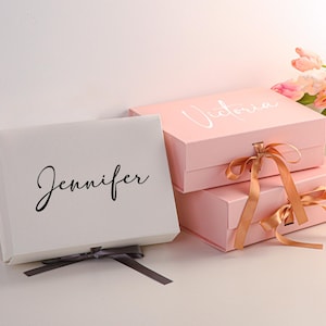Custom Bridesmaid Gift Box,Bridesmaid Proposal Box,Bridal Party Gift Boxes,Empty Box,Wedding Gift Box,Bridal Shower Box,Maid of Honor Gift
