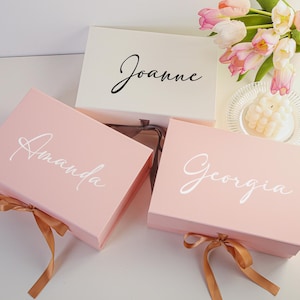 Custom Bridesmaid Gift Box,Bridesmaid Proposal Box,Bridal Party Gift Boxes,Empty Box,Wedding Gift Box,Bridal Shower Box,Maid of Honor Gift image 9
