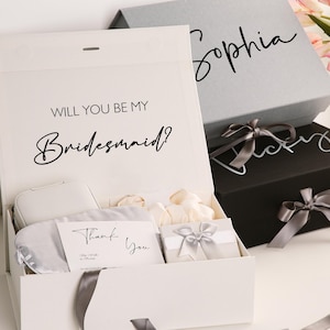 Custom Bridesmaid Proposal Box,Bridesmaid Gift Box,Bridal Party Gift Boxes,Empty Box,Wedding Gift Box,Bridal Shower Box,Maid of Honor Gift