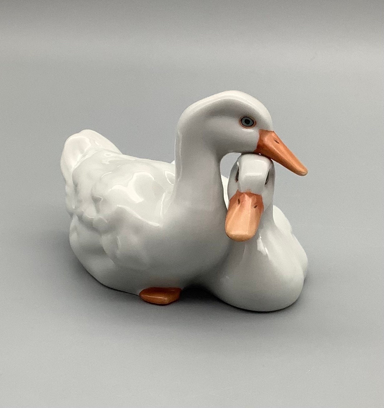 二羽のカモ　Two Ducks　ヘレンド　＃5036　ハンガリー　ヴィンテージ 二羽のカモ Two Ducks ヘレンド ＃5036 ハンガリー ヴィンテージ
