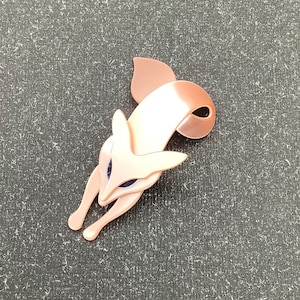 リアスタン LEA STEIN ブローチ キツネ fox ヴィンテージ LEA STEIN (リアスタン)3－DFOXピン - アンティーク