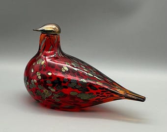 Oiva Toikka Iittala Art Glass Large Willow Grouse - Etsy