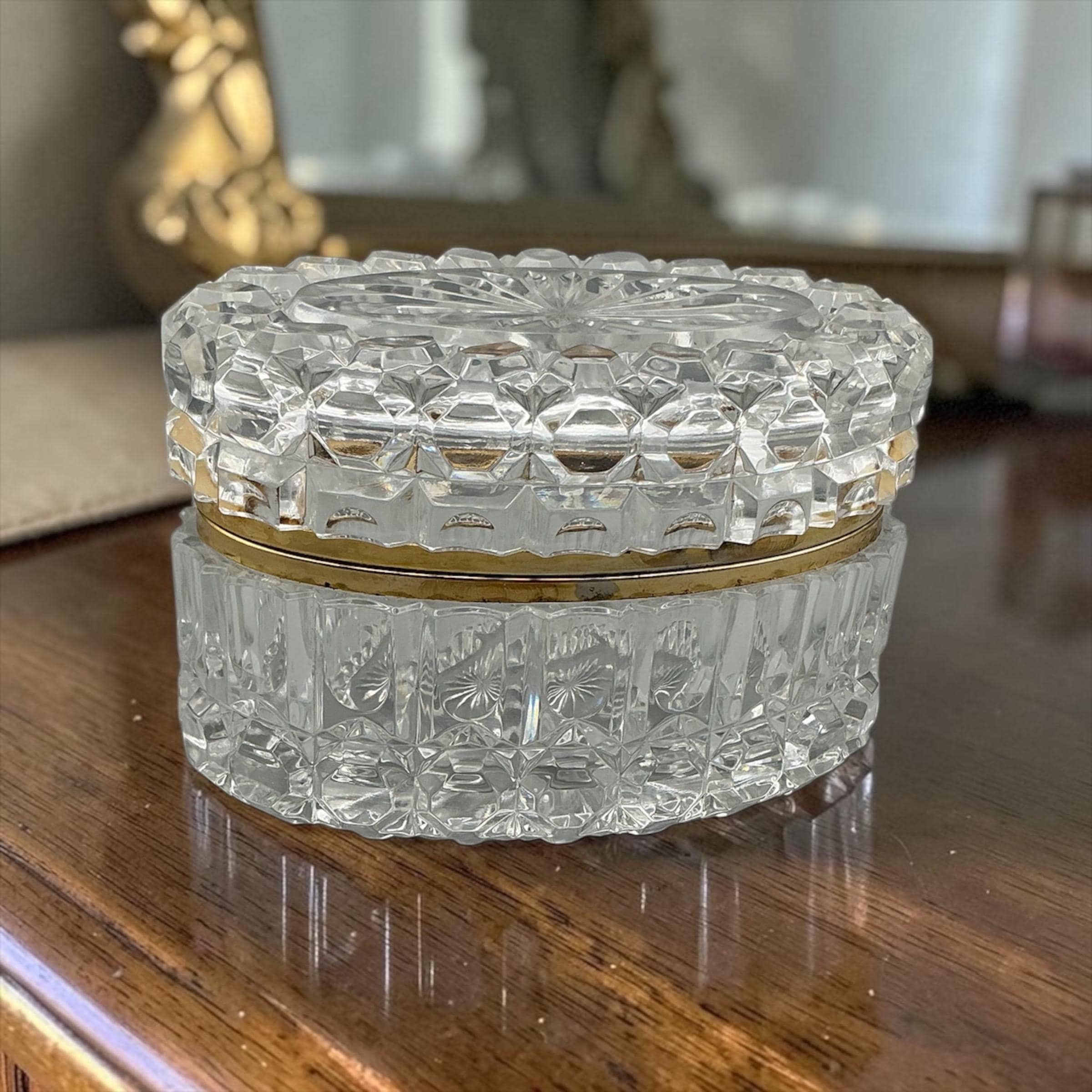 Baccarat Casket Trinket Box - Etsy
