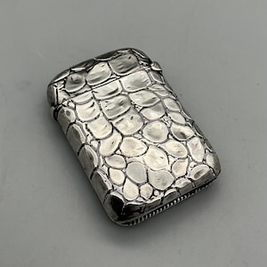 Victorian Silver Vesta Case