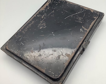 Caja vintage de acuarelas Winsor Newton Field