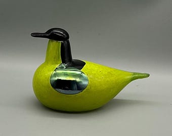 Oiva Toikka Festive Rooster (kukko) Glass Bird 1997 25 Years