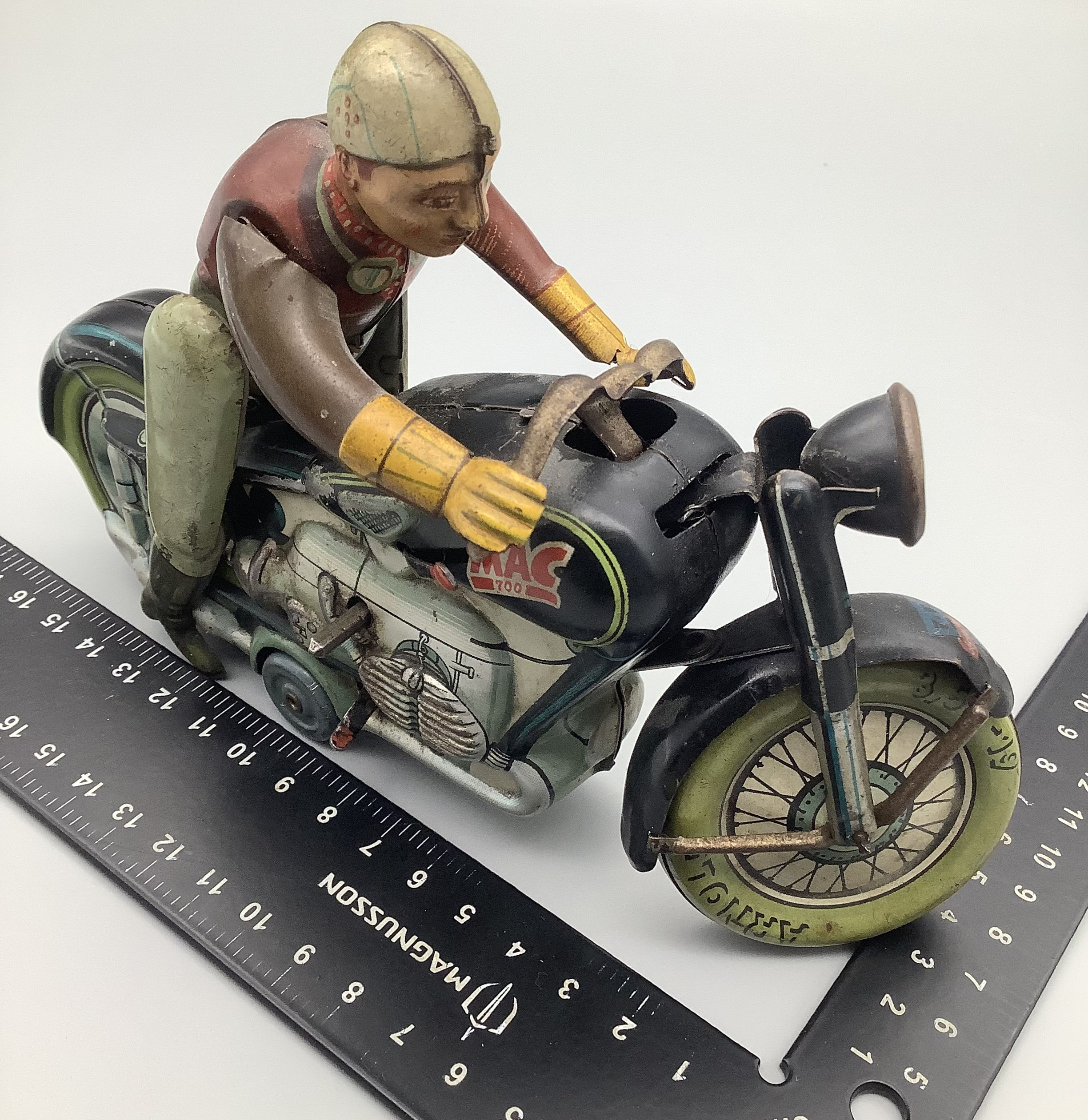 Arnold Tinplate Clockwork MAC 700 Motorcycle and Rider - Etsy