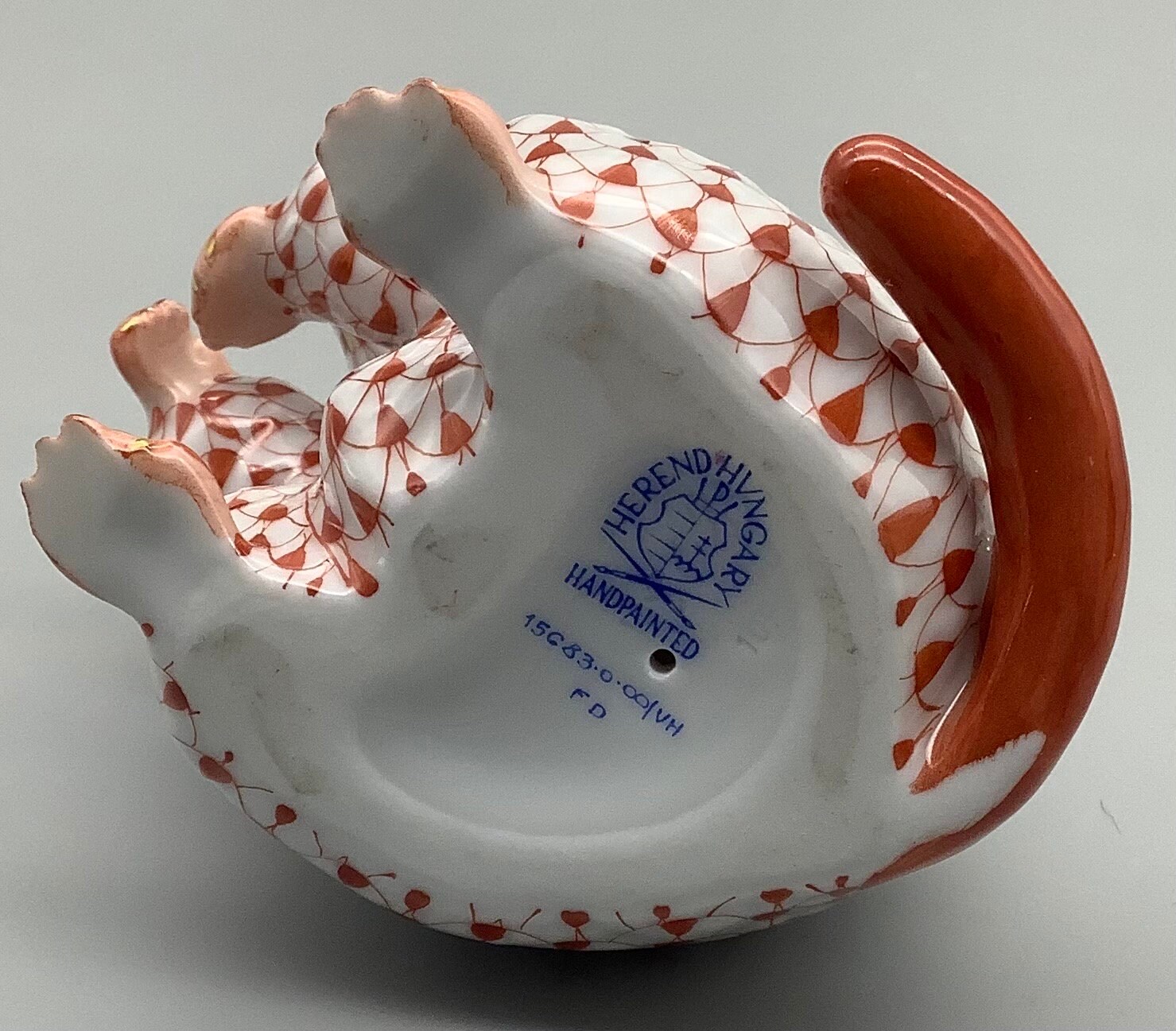 Herend Groundhog Figurine: Hand-painted Porcelain With 24K Gold - Etsy