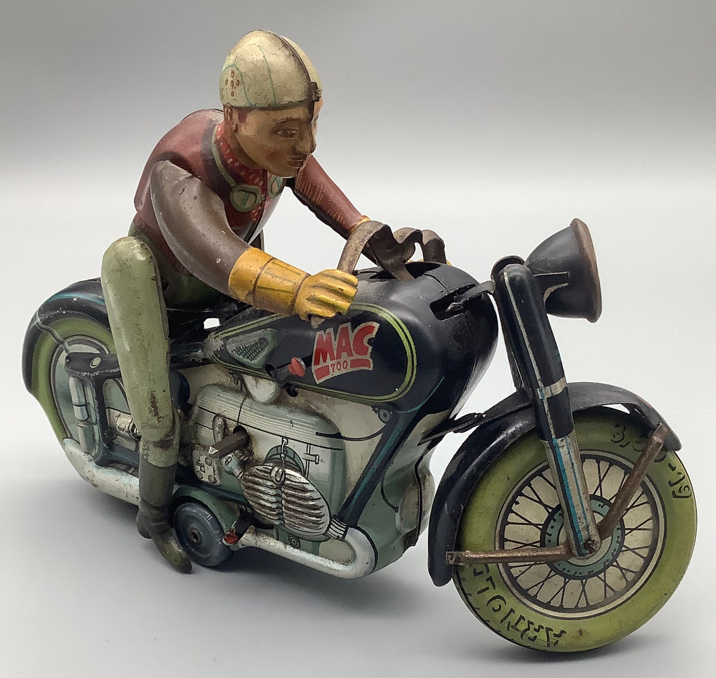 Arnold Tinplate Clockwork MAC 700 Motorcycle and Rider - Etsy
