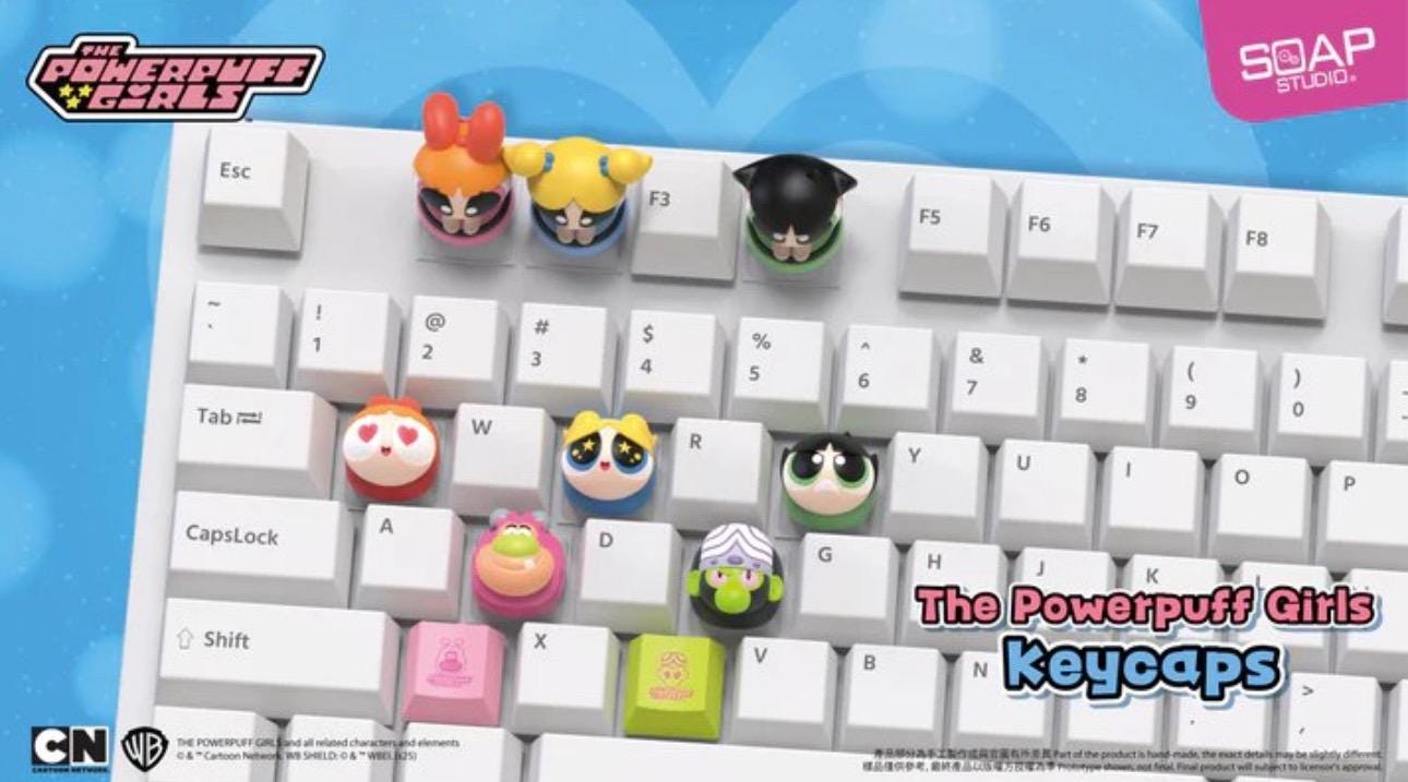 Powerpuff Girls Keycaps Fidget Clicker Blindbox - Etsy