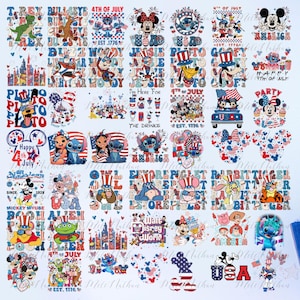 190+ Maus und Freunde 4. Juli SVG / PNG-Bundle, 4. Juli Png, 4. Juli Designs, Unabhängigkeitstag Bündel, 4. Juli Png