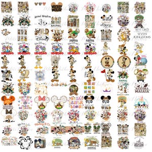 200+ Animail Kingdom PNG/SVG バンドル、マウスと友達の旅行 PNG、家族旅行 PNG、家族旅行、サファリモード PNG、Let's Get Wild PNG
