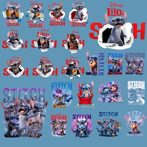 20+ Lilo und St_itch Bundle Png, S_titch Png, Blaue Catoon Filme Png, Familienurlaub Png, Charakter Blaues Monster Png, Blaue Monster Bogen Png