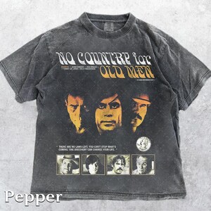 Comfort Colors® 1717 Vintage No Country for Old Men 2007 T-Shirt, Anton Chigurh Movie T-Shirt, Gift For Woman and Man Unisex image 4
