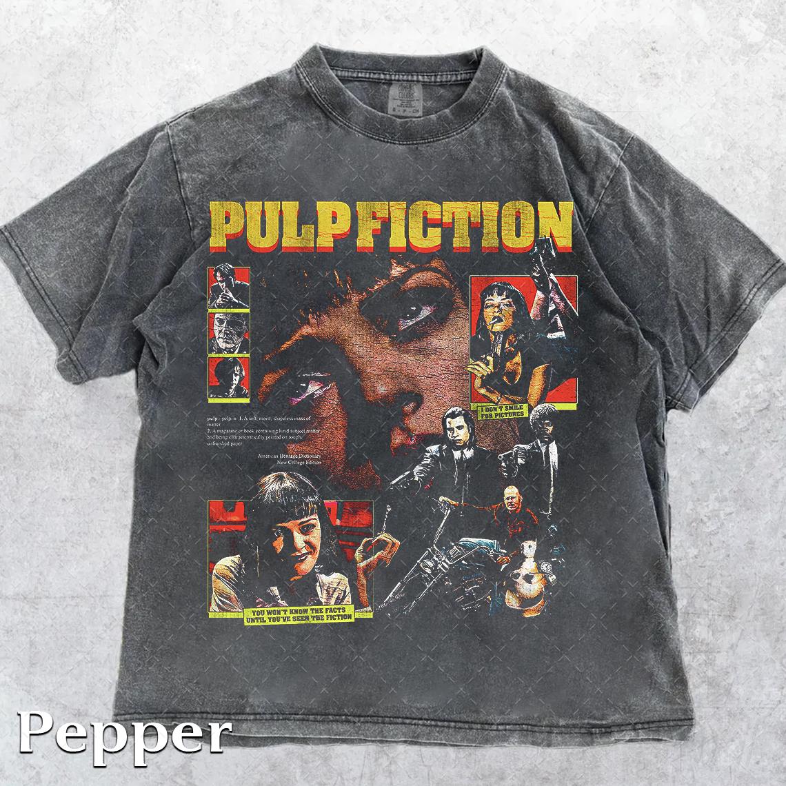 Pulp camiseta de ficción - Etsy México, image size:1140x1140