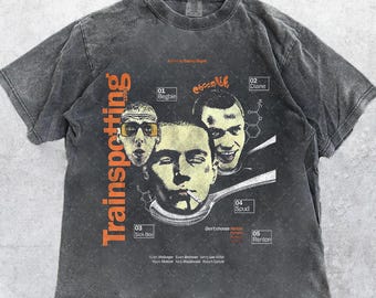 Comfort Colors® 1717 Vintage Trainspotting 1996 T-Shirt, David Boyle Movie T-Shirt, Gift For Woman and Man Unisex  TP77