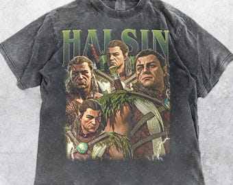 Comfort Colors Halsin Baldur's Gate Vintage T-Shirt, Gift For Women and Man Unisex T-Shirt, Game fan shirt HS32