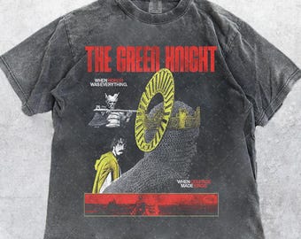 Comfort Colors® 1717 Vintage The Green Knight 2021 T-Shirt, Dev Patel Movie T-Shirt, Gift For Woman and Man Unisex