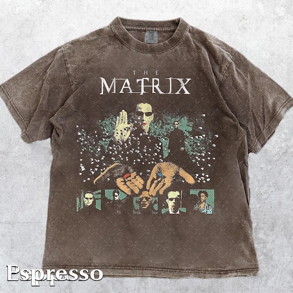 Comfort Colors® 1717 Vintage the Matrix 1999 T-shirt, Keanu Reeves
