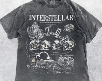 Comfort Colors® 1717 Vintage Interstellar T-Shirt, Anne Hathaway , Movie T-Shirt, Gift For Woman and Man Unisex Comfort Colors IT88