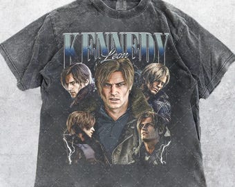 Leon S. Kennedy Shirt | Resident Evil 9 Requiem T-Shirt | Gaming Shirt l Horror Game | LE44