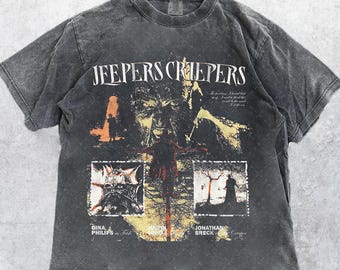 Comfort Colors® 1717 Vintage Jeepers Creepers T-Shirt, Halloween Horror Movie , Movie T-Shirt, Unisex Comfort Colors  JC44