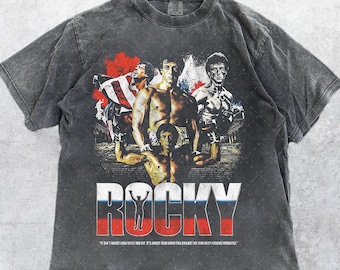Comfort Colors® 1717 Vintage Rocky Balboa T-Shirt, Sylvester Stallone Movie T-Shirt, Unisex Comfort Colors RB33