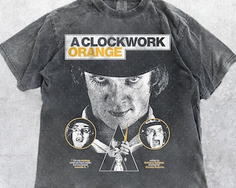Comfort Colors® 1717 Vintage A Clockwork Orange T-Shirt, Stanley Kubrick Movie T-Shirt, CO01